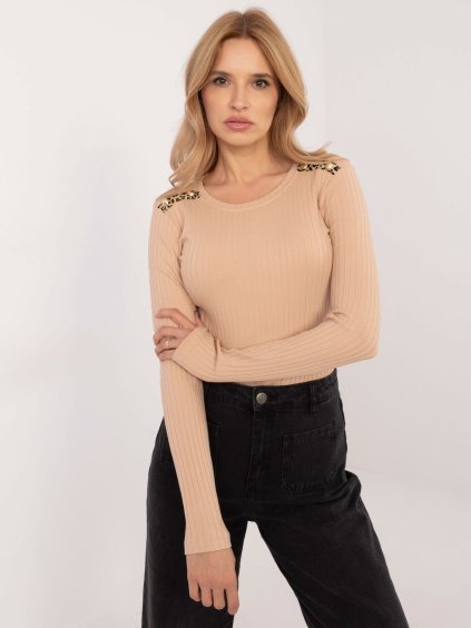 Camel bordázott póló