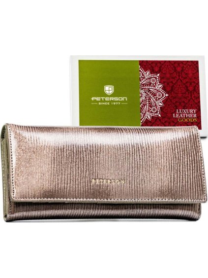 Női ezüst pénztárca RFID védelemmel Peterson Y730