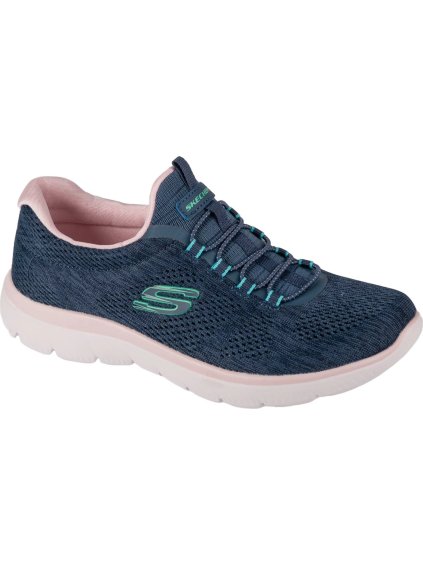 Sötétkék női tornacipő Skechers Summits - Fun Flair
