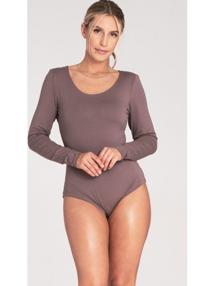 Barna klasszikus női body