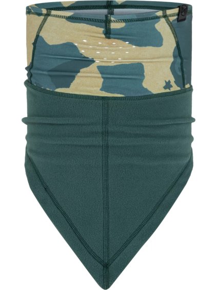 Sötétzöld nyakmelegítő terepszínű mintával Buff Mountain Bandana