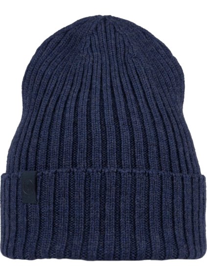 Sötétkék sapka Buff Norval Merino Hat Beanie