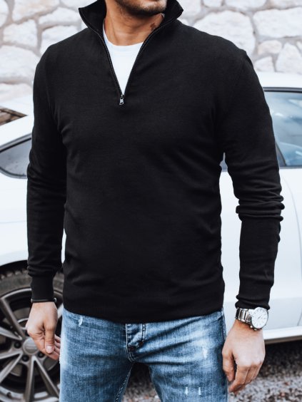 Fekete férfi pulóverek BASIC