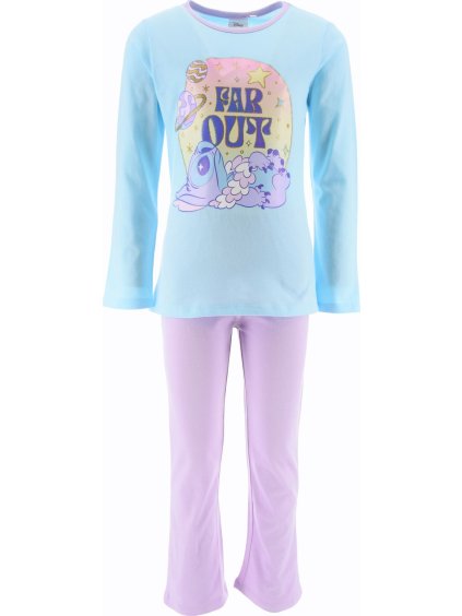 Világoskék-lila pizsama Lilo és Stitch lányoknak