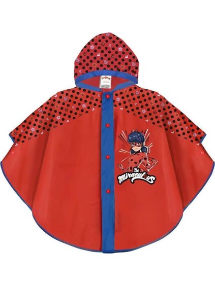 Ladybug és Cat Noir esőponcsó lányoknak