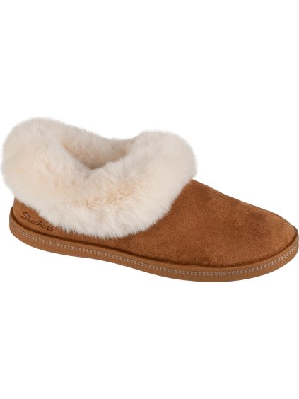 Barna női papucs szőrmével Skechers Cozy Campfire - Winter Nights