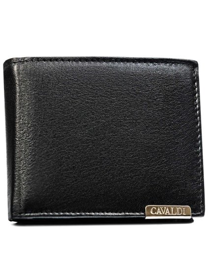 Fekete férfi pénztárca RFID védelemmel Cavaldi B050