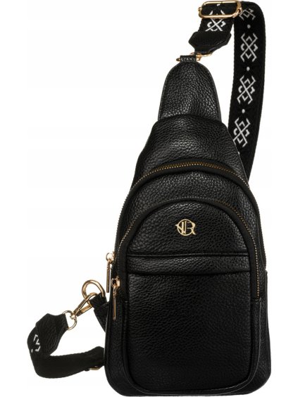 Rovicky Fekete crossbody táska levehető pénztárcával