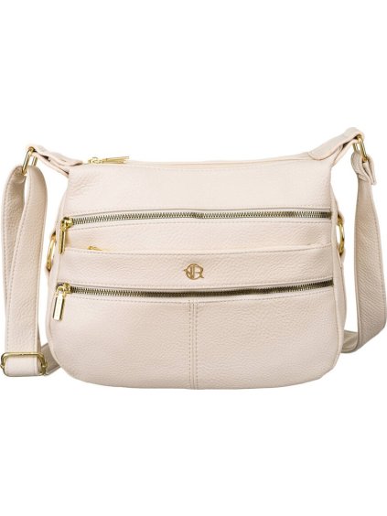 Rovicky krémsíznű női crossbody táska hosszú pánttal
