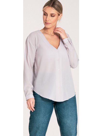 Női szürke hosszú ujjú ing