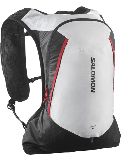 Salomon Cross 12 fehér-fekete futóhátizsák