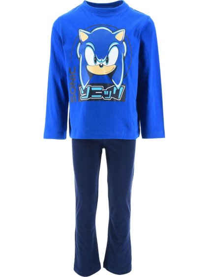 Sötétkék Sonic pizsama fiúknak