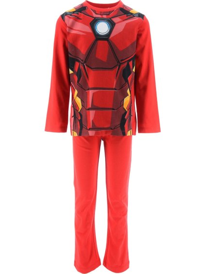 Piros Iron Man pizsama fiúknak