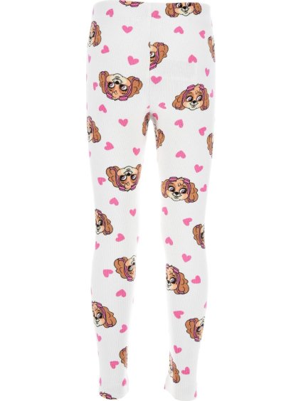 Fehér Paw Patrol lány leggings - Skye