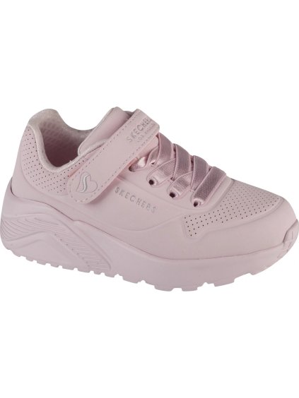 Skechers Uno Lite világos rózsaszín lány tornacipő