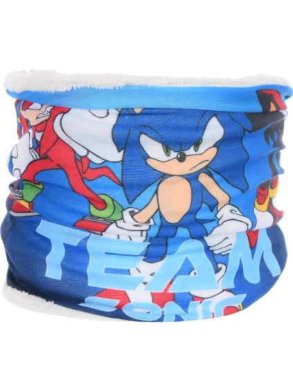 Kék fiú nyakmelegítő Sonic
