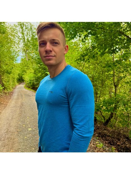 Férfi funkcionális hosszú ujjú póló