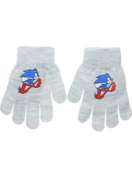 Sonic the Hedgehog világosszürke fiú kesztyű