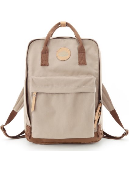 Himawari bézs-barna női funkcionális városi laptop hátizsák