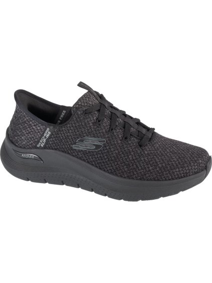 Fekete férfi Skechers Slip-in: Arch Fit 2.0 – Look Ahead