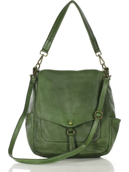 MARCO MAZZINI zöld crossbody természetes bőrből