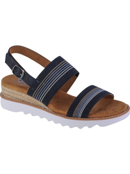 Fekete női Skechers Desert Kiss Hi Sandals - Tea Time