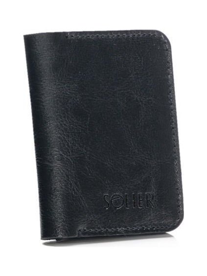 Elegáns férfi pénztárca SOLIER SW16 BLACK