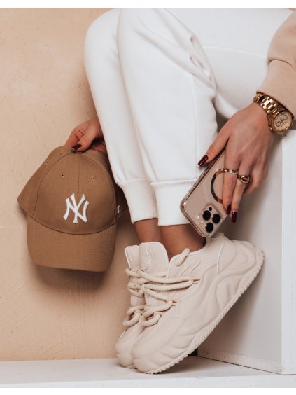 Női bézs színű platformos tornacipő LALANDRA