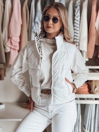 Fehér női megfordítható mellény CHIPUFF