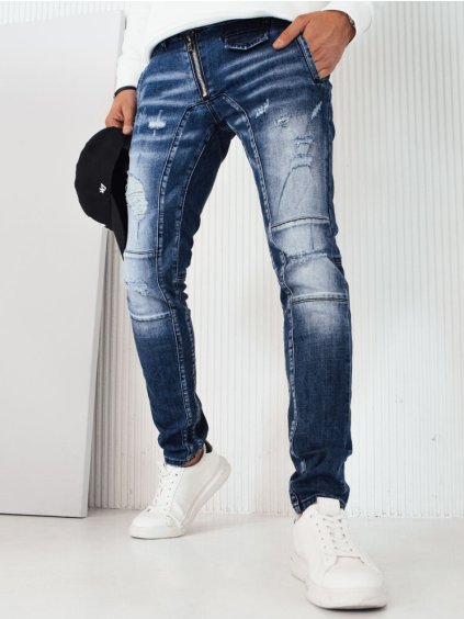 (Méret 33) Kék farmer nadrág cipzárral