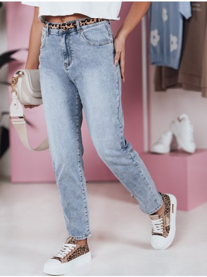 Világoskék stílusos mom farmer CASUALJIN