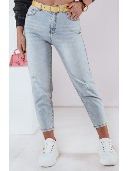 Világoskék stílusos mom farmer JEANMOMENT