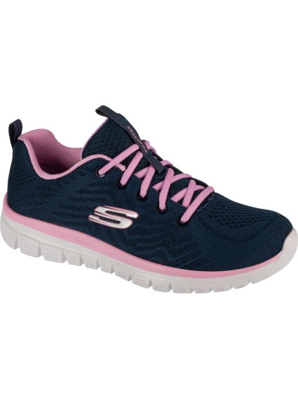 Sötétkék tornacipő Skechers Graceful - Get Connected