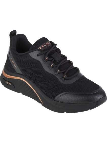 Fekete női Skechers Arch Fit S-Miles stílusos tornacipő - Sonrisas