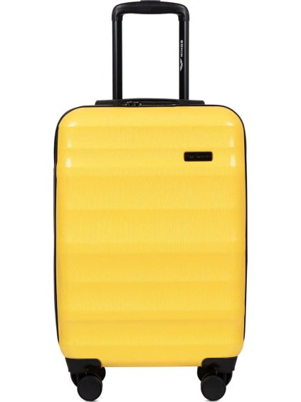 Sárga bőrönd WINGS VULTURE méret S