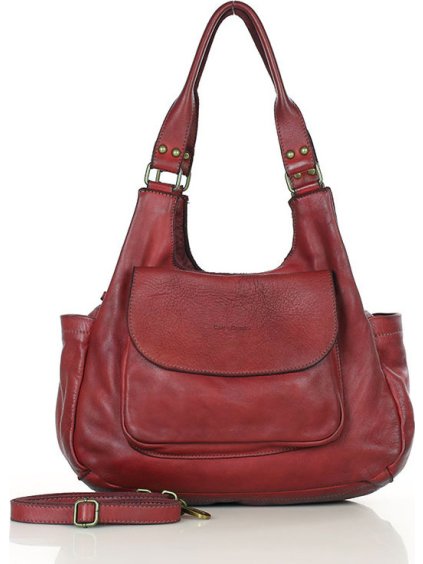 MARCO MAZZINI Bordó retró táska