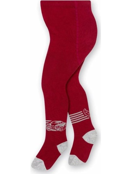 Gyermek bordó mintás harisnyanadrág Art.071