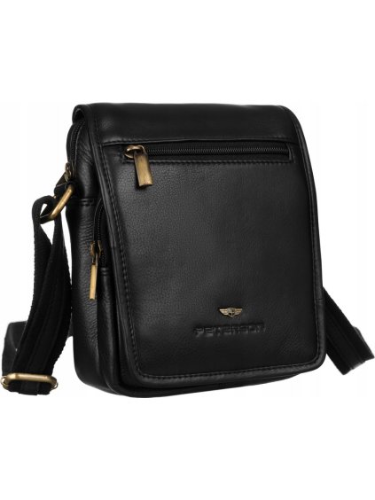 Peterson férfi fekete bőr táska