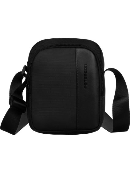 Peterson fekete férfi tágas válltáska