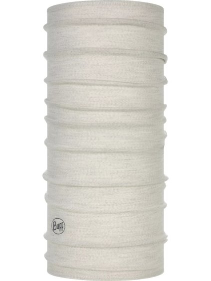 Krémszínű funkcionális nyakmelegítő Buff Merino Lightweight Tube Scarf (Méret ONE SIZE)