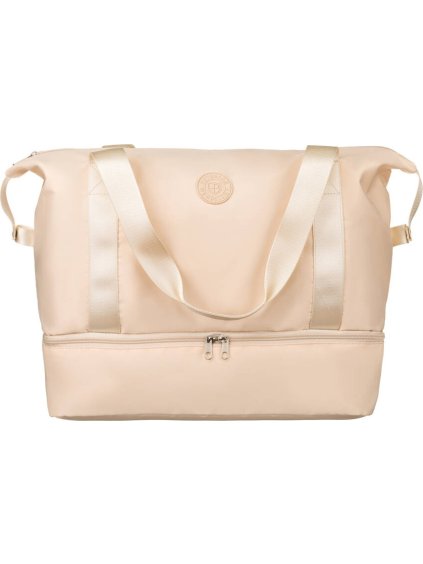 Peterson bézs színű tartós poliészter utazótáska