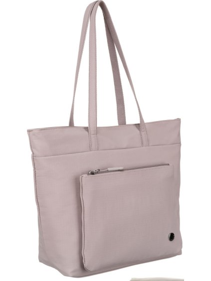 Peterson női lila shopper táska zsebbel az elején