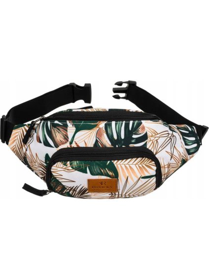 Rovicky bézs övtáska trópusi mintával