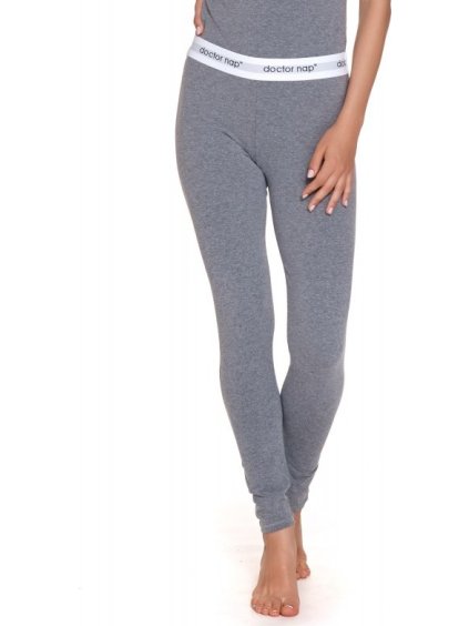 Szürke leggings elasztikus derékpánttal (Méret L)