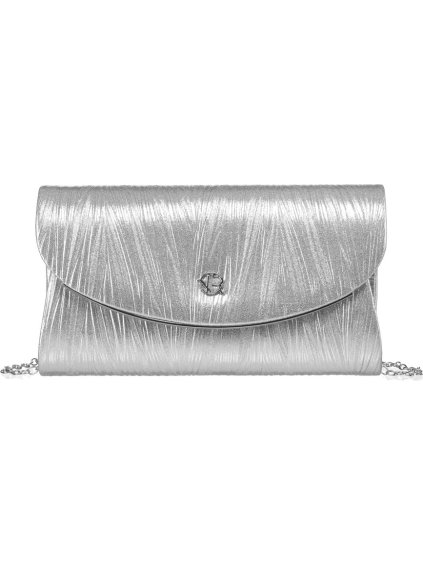 Rovicky Ezüst színű női kézitáska egyedi textúrával