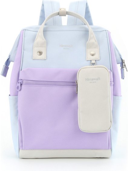 Himawari Világoskék-lila női hátizsák praktikus tokkal