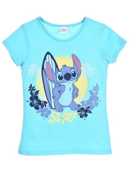 Türkiz gyerek rövid ujjú póló Disney Stitch