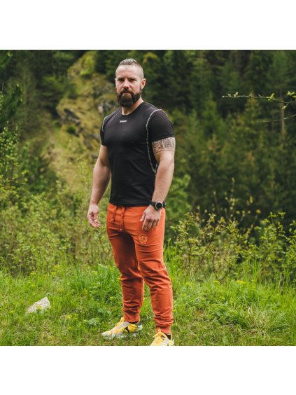 Tégla narancssárga férfi sport melegítőnadrág