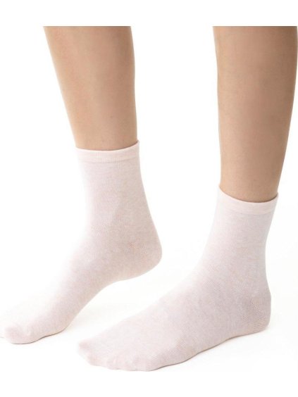 Világos rózsaszín magas női zokni Cikksz. 037