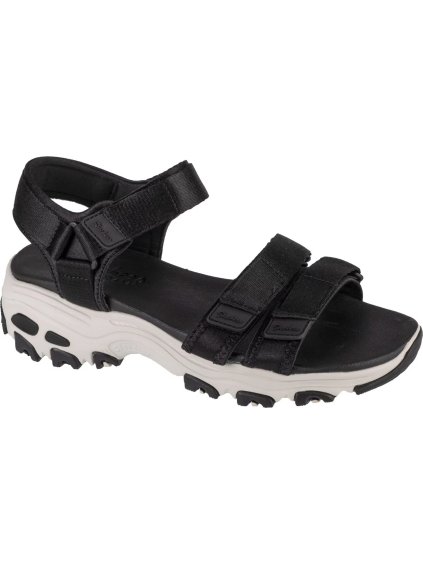 Fekete női szandál Skechers D'Lites  - Fresh Catch